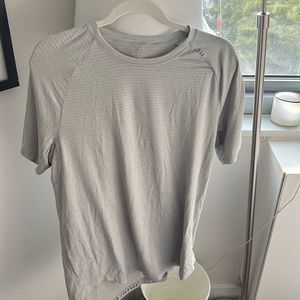 Lululemon Drysense Training Shirt, Heathered Grey